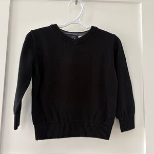 The Children's Place Black V-Neck Knit Sweater